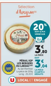 Pérail IGP Les Bergers du Larzac