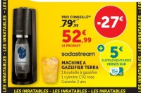 Sodastream Machine a gazeifier Terra