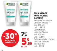 Soin Visage Pure Active Garnier