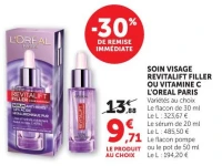 Soin Visage Revitalift Filler ou Vitamine C L'Oreal Paris