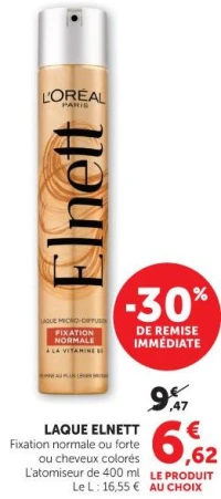 L'Oréal Elnett Laque Fixation Normale ou Forte