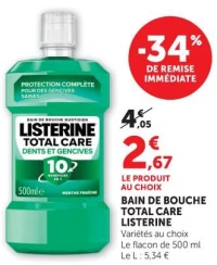 Listerine Total Care Bain de bouche