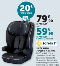 Safety 1st Siege Auto 76/150 CM Venus