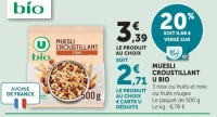 MUESLI CROUSTILLANT U BIO