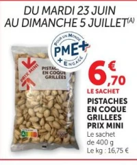 Pistaches en Coque Grillées Prix Mini