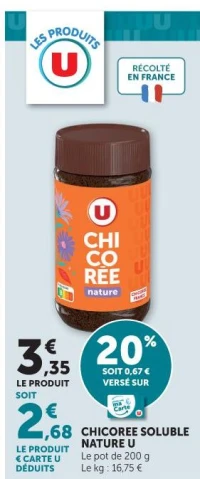 CHICOREE SOLUBLE NATURE U