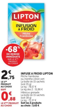 INFUSE A FROID LIPTON