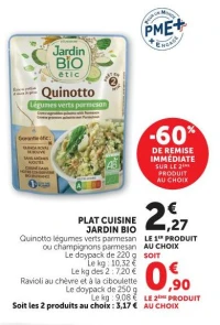 Plat Cuisine Jardin BiO