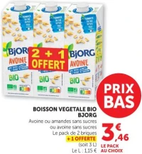 Boisson vegetale Bio Bjorg