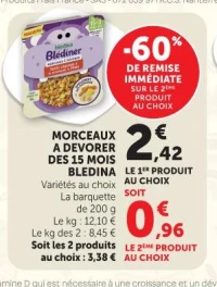 Gamme Bols Midi / Morceaux à dévorer Blédina
