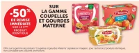 Gamme coupelles et gourdes Materne