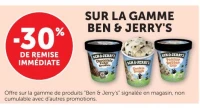 Sur la gamme Ben & Jerry's