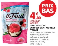 Fruits Glaces Enrobés de Chocolat It Fruit
