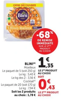 Blini Moelleux ou Cocktail