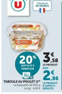 Taboule au Poulet U