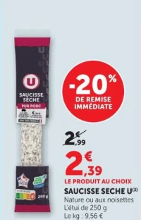 Saucisse Sèche U
