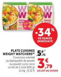 Plats Cuisinés Weight Watchers