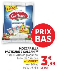 Mozzarella Pasteurisée Galbani