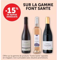 Sur la gamme Font Sante