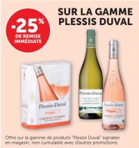 Sur la gamme Plessis Duval
