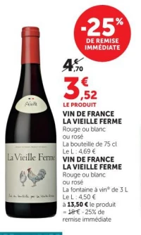Vin de France La Vieille Ferme