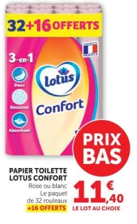 Papier toilette Lotus Confort