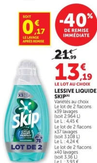 Lessive liquide Skip