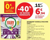 Detergent vaisselle machine Fairy