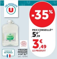 VINAIGRE MENAGER U 14° 5L