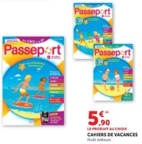 Cahiers de vacances Passeport