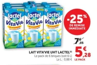LAIT VITA'VIE UHT LACTEL