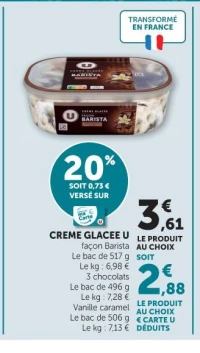 CREME GLACEE U