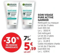 SOIN VISAGE PURE ACTIVE GARNIER Garnier