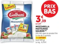 Mozzarella Pasteurisée Galbani