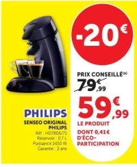 PHILIPS SENSEO ORIGINAL Réf : HD7806/71