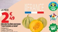 Melon Filière Auchan "Cultivons le bon"