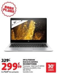 HP ELITEBOOK 840 G5 I5-8250U1 RECONDITIONNÉ