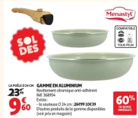 Menastyl Gamme en aluminium La poêle Ø 24 cm