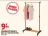 Promo PENDERIE VÊTEMENTS 80 X 43 X 160 CM ACTUEL
