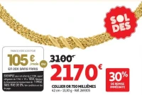 Collier or 750 millièmes la VIE en OR