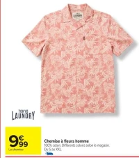Tokyo Laundry Chemise à fleurs homme