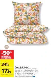 Parure de lit "Katia" Tex Home