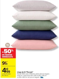 Linge de lit "Percale" Tex Home