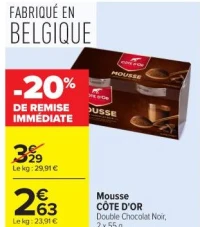 Mousse CÔTE D'OR