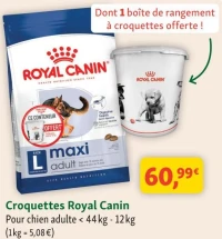 Croquettes Royal Canin Pour chien adulte < 44kg - 12 kg