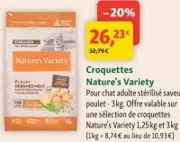 Croquettes Nature's Variety