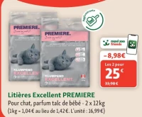 Litières Excellent PREMIERE