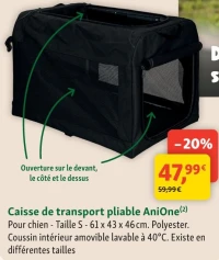 Caisse de transport pliable AniOne