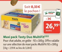 Maxi pack Tasty Duo MultiFit