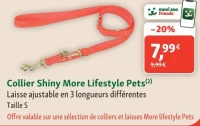 Collier Shiny More Lifestyle Pets - Laisse